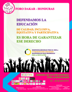 Poster defendamos la educacion